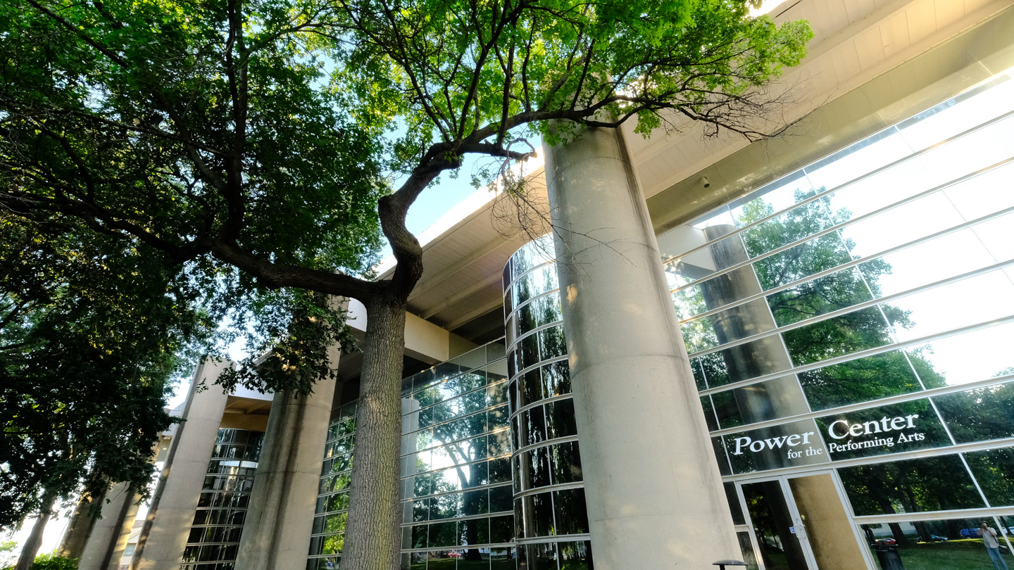 Power Center For Performing Arts - Campus Map | Campus Information